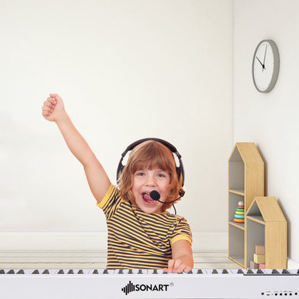 Digitální piano s 88 klávesami s Bluetooth, pedálem a taškou