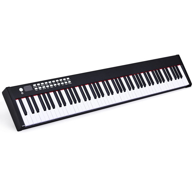 Digitální piano s 88 klávesami keyboard elektronické piano přepravní pouzdro