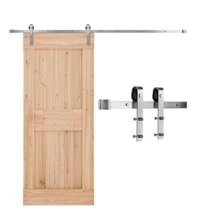 8FT Sliding Barn Door Hardware Kit, 330 lb Capacity