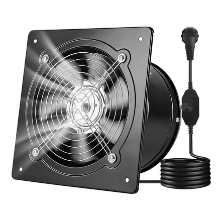 8 Inch Wall-Mount Exhaust Fan, 576 CFM, Speed Control