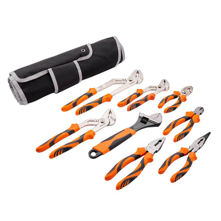 8-Piece Pliers Set, High Carbon Steel with Tool Bag