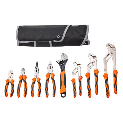 8-Piece Pliers Set, High Carbon Steel with Tool Bag