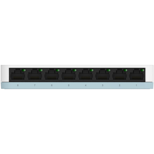 8portový gigabitový ethernetový switch