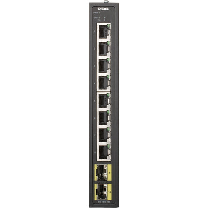 8portový gigabitový průmyslový switch se 2 SFP sloty