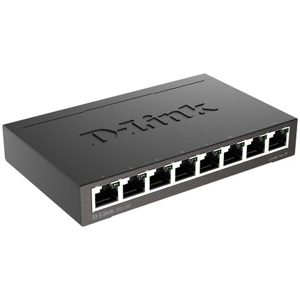8portový gigabitový switch, kompaktní design