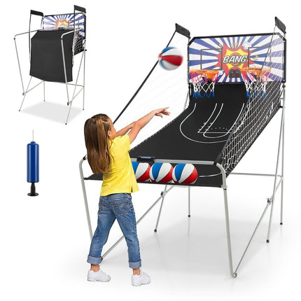 Skládací elektronický arkádový basketbal 8 v 1