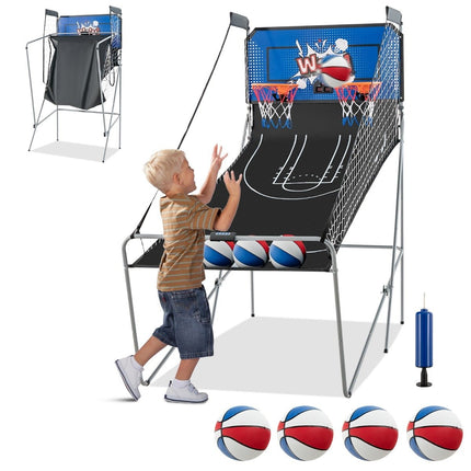 Skládací elektronický arkádový basketbal 8 v 1