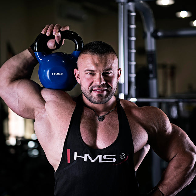 8 kg Cast Iron Kettlebell – Blue