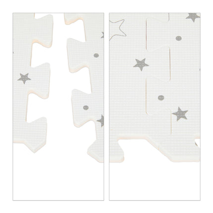 8 puzzle podložek s hvězdami