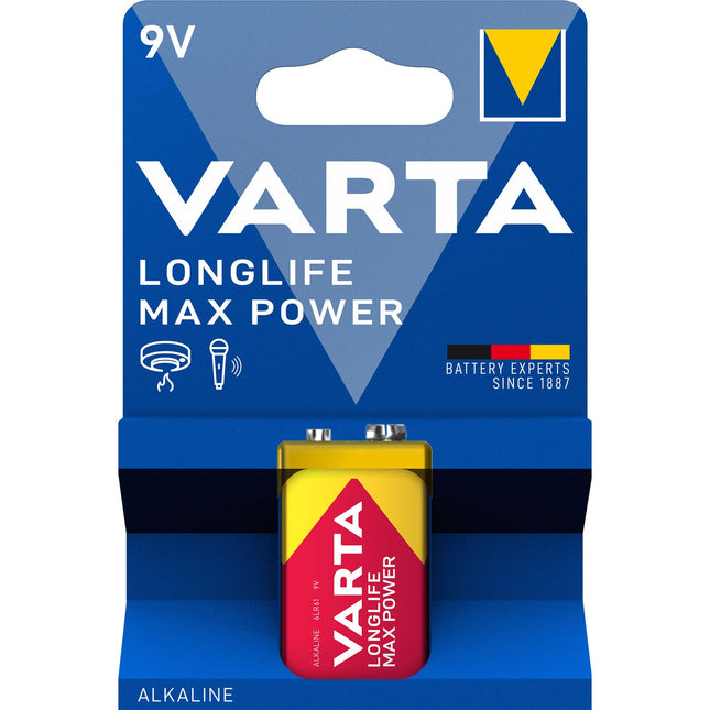 Alkalická baterie 9V, dlouhá výdrž pro vaše zařízení