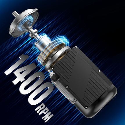 AC Electric Motor, Single Phase 0.55kW 1400 RPM 19mm Shaft