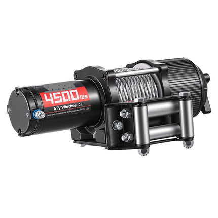 ATV/UTV Electric Winch, 12V 4500 lb, Steel Rope, Remote