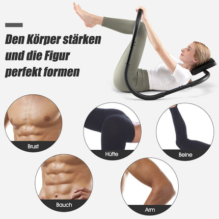 Trenažér břišních svalů s měkkou rukojetí posilovací vybavení fitness vybavení černý