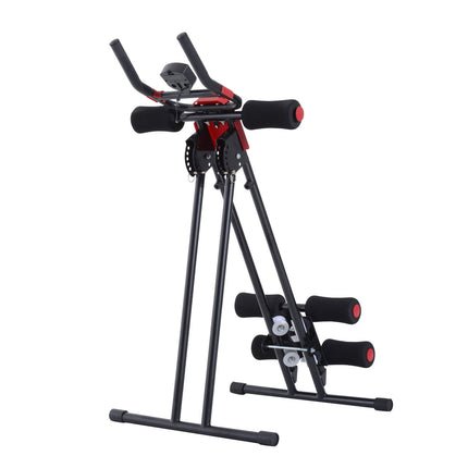Abdominal and back trainer with LED display - Home training unit