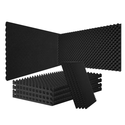 Acoustic Foam Panels, 4 Pack 48 x 24 x 2 in, Egg