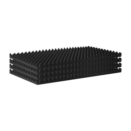 Acoustic Foam Panels, 4 Pack 48 x 24 x 2 in, Egg