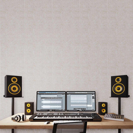Acoustic Panels, 5 Pack 120x60cm Self-Adhesive Polyester