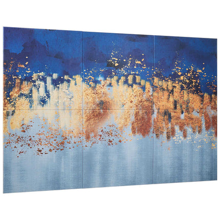 Acoustic Panels 6-Pack, Self-Adhesive 24x24in Tiles