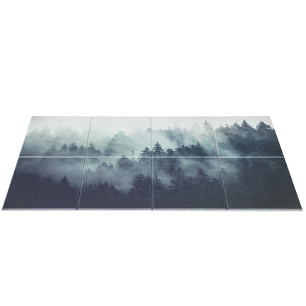 Acoustic Wall Panels, Self-Adhesive Polyester, 8-Pack