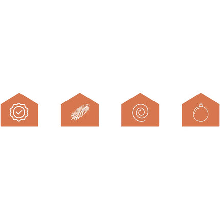 Acrylic Christmas Tree Icicles, 12 Pcs, 13 cm Long