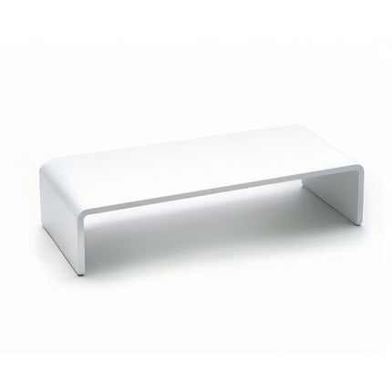 Acrylic Monitor Riser, White, 50x20x10 cm