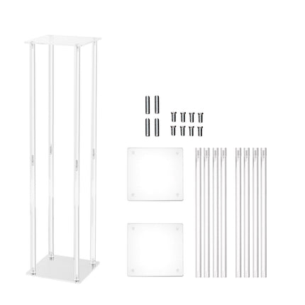 Acrylic Wedding Flower Stands, 10-Pack, 60 cm Tall