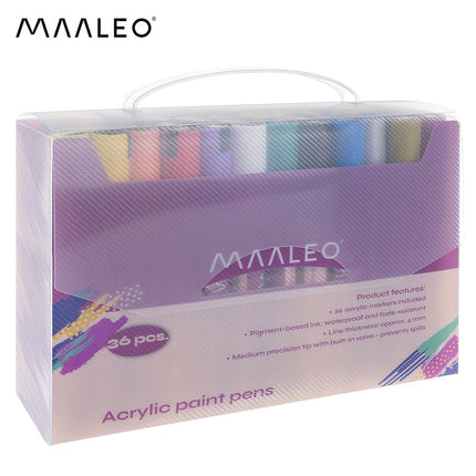 Acrylic markers - set of 36 Maaleo 25813