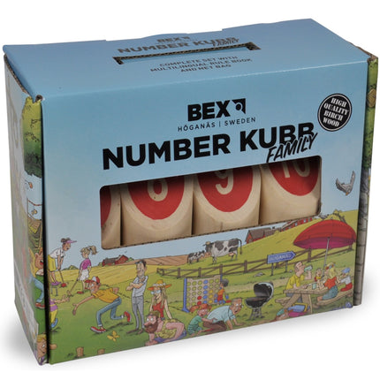 Aktivitätsspiel Nummer Kubb