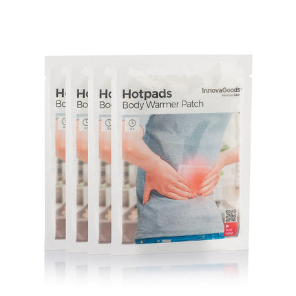 Samolepicí hřejivé náplasti Hotpads InnovaGoods (balení 4 ks)