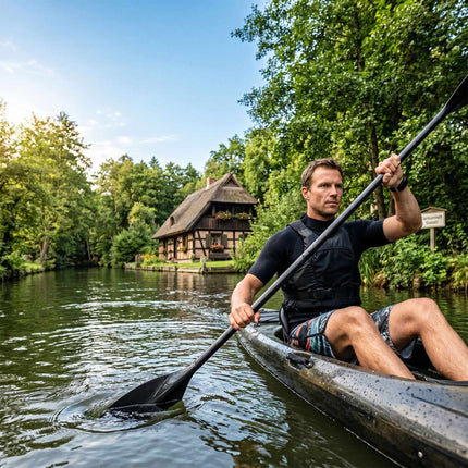 Nastavitelné pádlo 2 v 1 SUP/kajak, hliníková tyč
