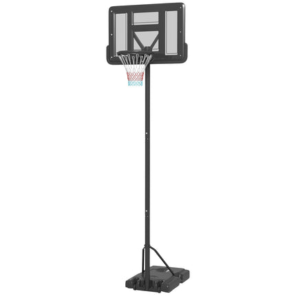Nastavitelný basketbalový koš 2 v 1 s ocelovým rámem, 195-370 cm