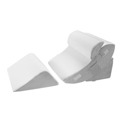 Adjustable 4-Piece Orthopedic Wedge Pillow Set for Acid Reflux