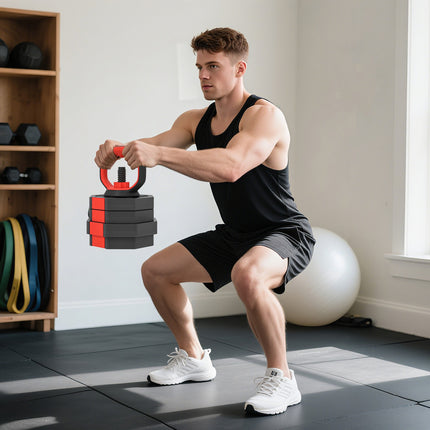 Nastavitelná sada činek 4 v 1, 25kg pro domácí cvičení