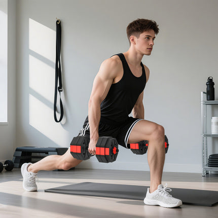 Nastavitelná sada činek 4 v 1, 25kg pro domácí cvičení