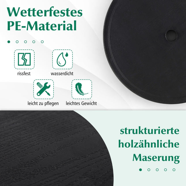 Nastavitelný kulatý stolek na slunečník 50cm s otvorem 38mm