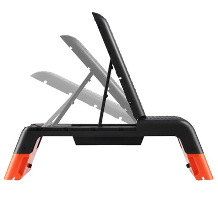 Nastavitelný aerobní step s funkcí lavice, pro komerční použití