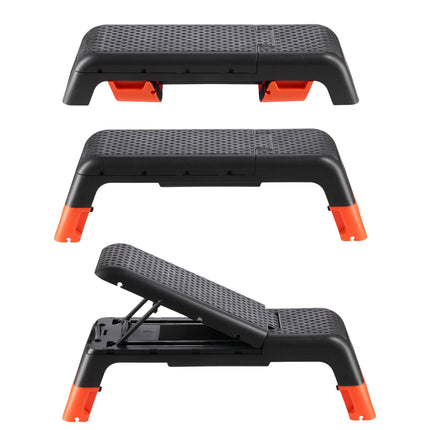 Nastavitelný aerobní step s funkcí lavice, pro komerční použití