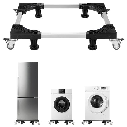 Adjustable Appliance Dolly Base, 1100 lb, 8 Locking Wheels