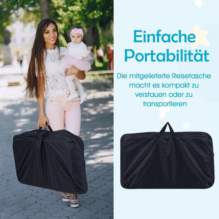 Nastavitelná přistýlka k posteli s kolečky, šedá