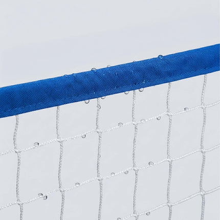 Nastavitelná badmintonová síť se stojanem, 400 cm, modrá