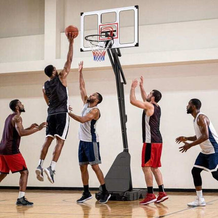 Adjustable Basketball Hoop, 4.9-10 ft, Fillable Base