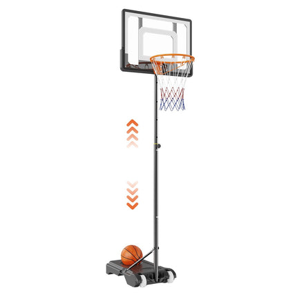Adjustable Basketball Hoop 5–7 ft, 32 in, Wheeled