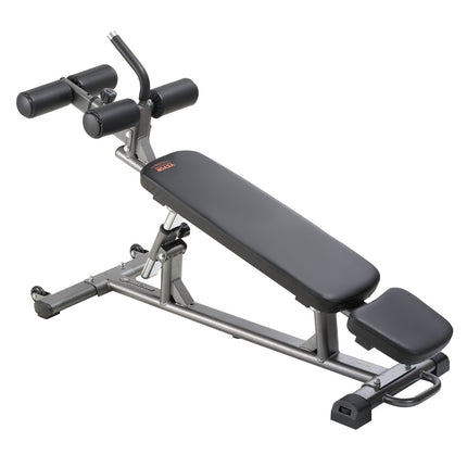 Adjustable Decline Ab Bench, 4-Level, Crunch Handle, 454 kg