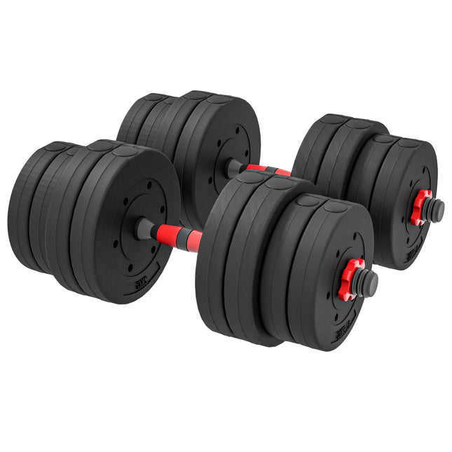 Nastavitelná sada jednoruček a velké činky, 30 kg, pro domácí posilovnu