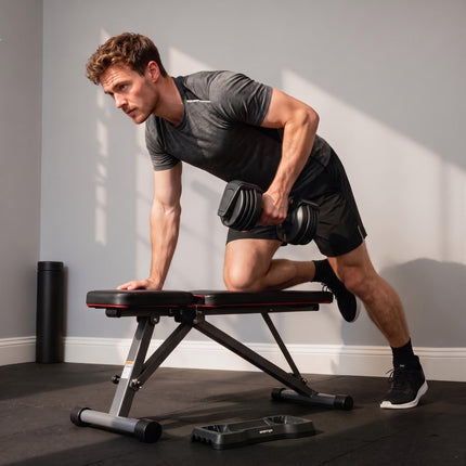 Adjustable Dumbbell Set, 11 kg with Quick-Change Mechanism
