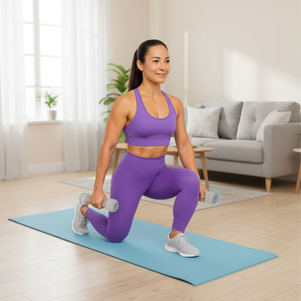 Nastavitelná sada činek, ergonomický úchop, domácí fitness