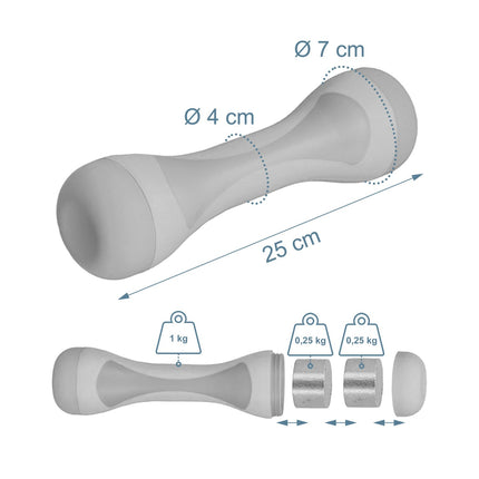 Nastavitelná sada činek, ergonomický úchop, domácí fitness