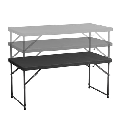 Adjustable Folding Garden Table for Outdoor Use