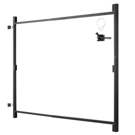 Adjustable Gate Frame Kit, 60–96 in, Anti-Sag, Latch