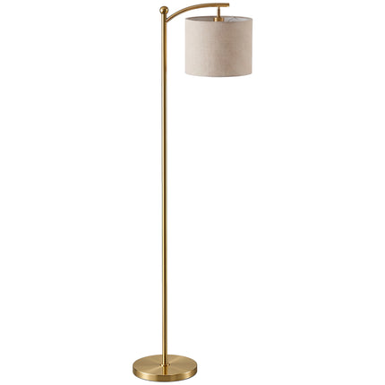 Adjustable Gold Metal Floor Lamp with Remote Control